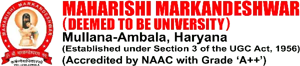 Maharishi Markandeshwar (MMU) University Online logo
